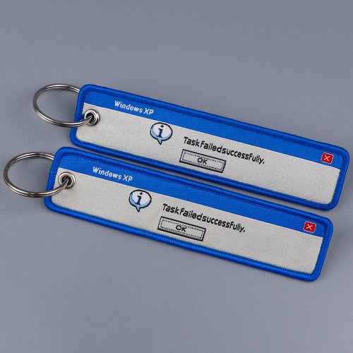 Imagen de Llaveros Bordados con Diseños Divertidos y Originales para Motocicletas, Coches y Regalos Personalizados