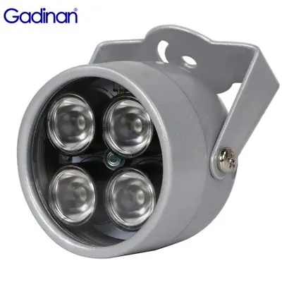 Image de Éclairage IR 850nm pour Caméra CCTV - Vision Nocturne Étanche
