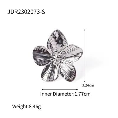 Image de Bague Perle Acier Inoxydable - Élégante & Tendance