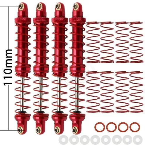 4PCS Red 110mm
