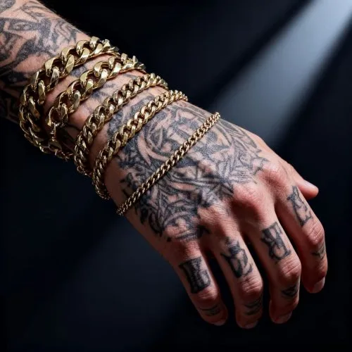 Bracciale dorato