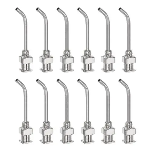 Image de Aiguilles de Distribution 12 Pièces - Luer Lock & Pointe Émoussée