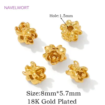 Image de Perles de Séparation Or 18K - Bijoux DIY