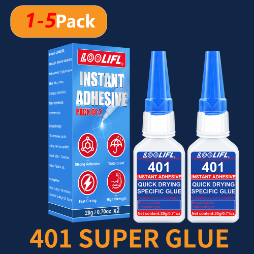Image of Natural Instant Super Glue – Strong, Fast-Setting Cyanoacrylate Adhesive for Metal, Glass, Leather, Rubber, Wood & More – Eco-Friendly, Long-Lasting Bond