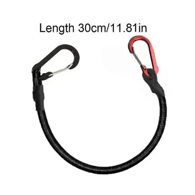 Image de Corde Élastique 210 cm avec Crochet - Fixation Sécurisée pour Vélo, Canoë & Bagages