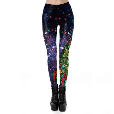 Image de Leggings Noël Dentelle Sexy - Fête & Vacances