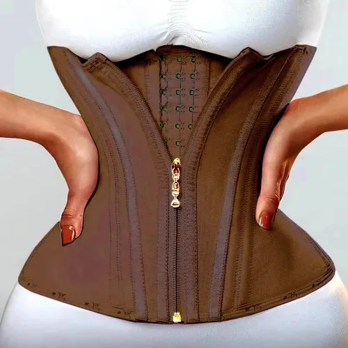Brown corset