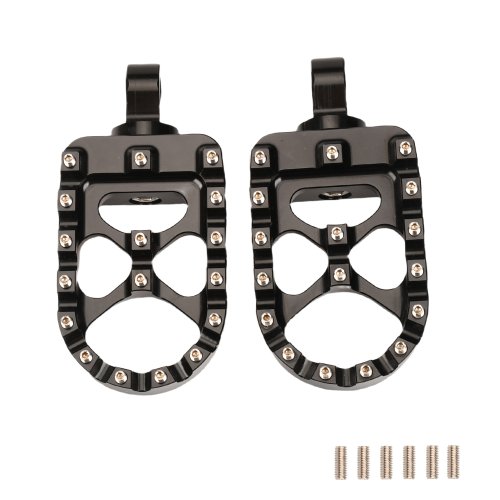 Image de Repose-pieds CNC Rotatifs Large pour Moto Bobber & Chopper