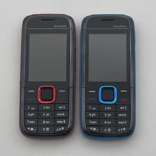Immagine di Telefono Cellulare Originale Nokia 5130 XpressMusic, Modello 2G GSM Sbloccato con Tastiera Multilingue Russa, Ebraica e Araba, Prodotto in Finlandia nel 2009