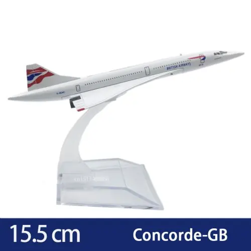 Image de Avion Concorde Atr72 Luciole - Jouet Moulé sous Pression 15cm