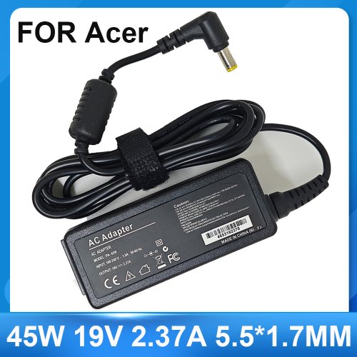 Zdjęcie Ładowarka sieciowa 45 W 19 V 2.37 A z gniazdem 5.5 x 1.7 mm – idealna do laptopów Acer Aspire 3, A314, A515, E5-573 i innych modeli