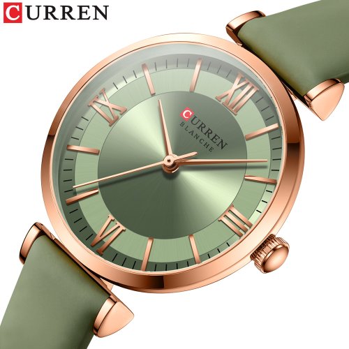Bild von Elegante Damen-Armbanduhr – Luxus-Quarz mit Lederarmband