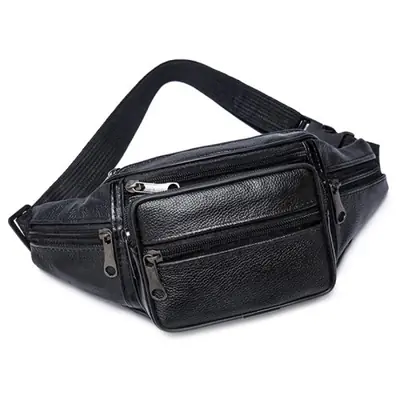 Image de Sac Banane Homme en Cuir PU - Élégant & Pratique