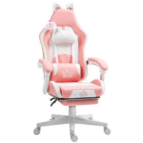 Image de Chaise de Jeu Ergonomique avec Repose-Pieds
