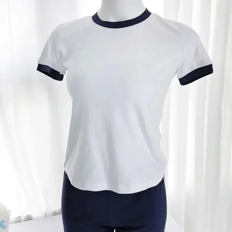 Afbeelding van Japanse Schooluniform voor Vrouwen - Anime Cosplay Kostuum met T-Shirt, Shorts en Sportkleding voor Gym, Cheerleader en Volleybal JK Stijl