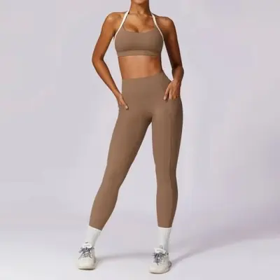 Image de Ensemble Yoga 2 Pièces Femme - Sport & Fitness