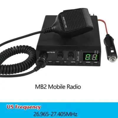 Image de Radio CB Portable Retevis MB62 - 27 MHz AM/FM - Longue Portée