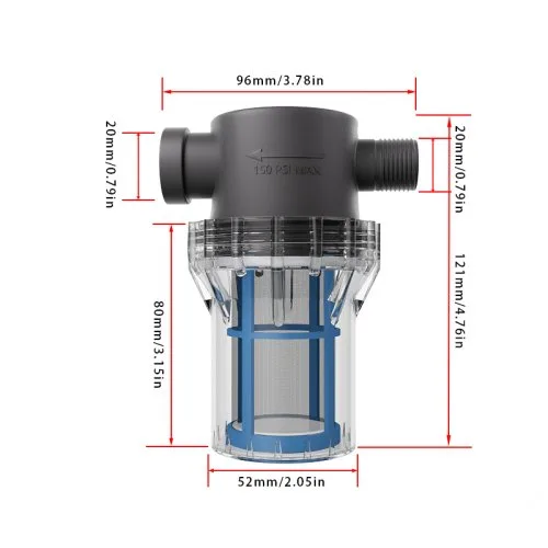 FM 0,5 inch 100 mesh