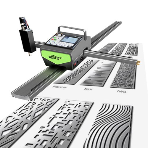 Afbeelding van Draagbare CNC-plasmasnijmachine 1000x1500 mm 3'x5' aangepast aan Hypertherm-plasmabron Cut DXF DWG lees USB elk ontwerp