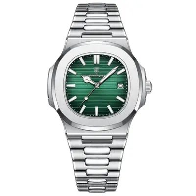 Image de Montre Homme Élégante Lumineuse - Acier Inoxydable & Quartz