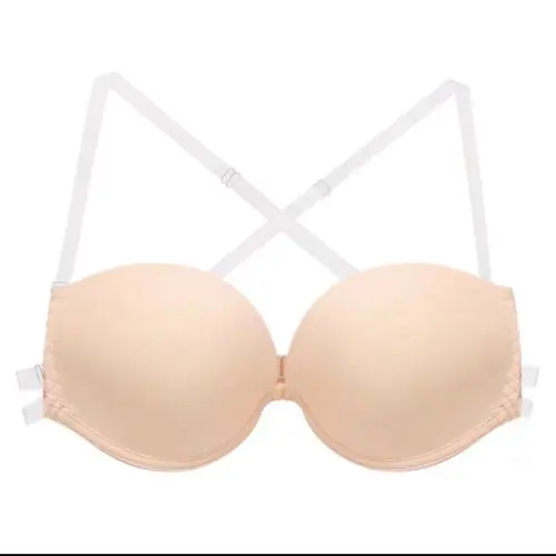 Image de Soutien-Gorge Push-Up Dos Nu Transparent - Lingerie Sexy & Invisible