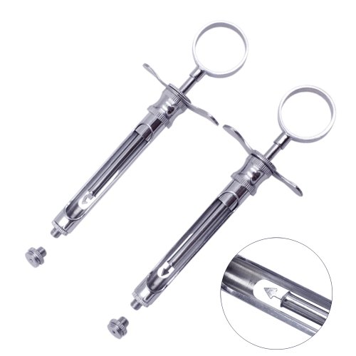 Image of Premium Stainless Steel Dental Anesthesia Syringe with Aspirating Function for Professional Teeth Care and Surgical Procedures