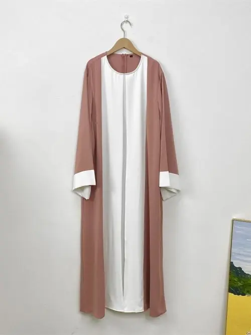 Rose blanc robe