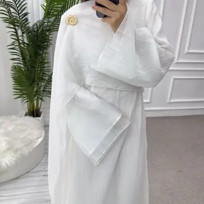 Image de Abaya Élégante 2 Pièces - Tenue Modeste pour Ramadan & Eid
