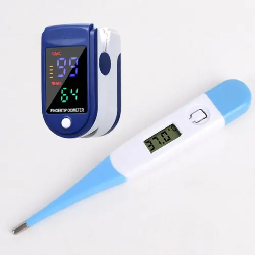 Image de Oxymètre de Pouls + Thermomètre Numérique - Précision et Facilité d'Usage