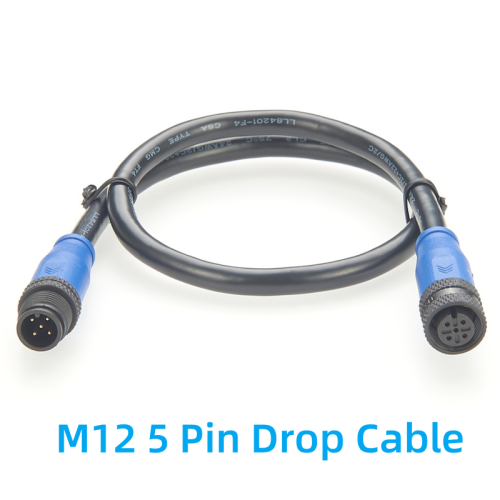Immagine di Cavo di Prolunga NMEA 2000 IP67 con Connettori M12 Maschio-Femmina a 5 Pin per Garmin, Lowrance, Simrad e Altri Dispositivi Marini