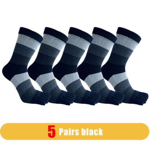 5 Pairs black