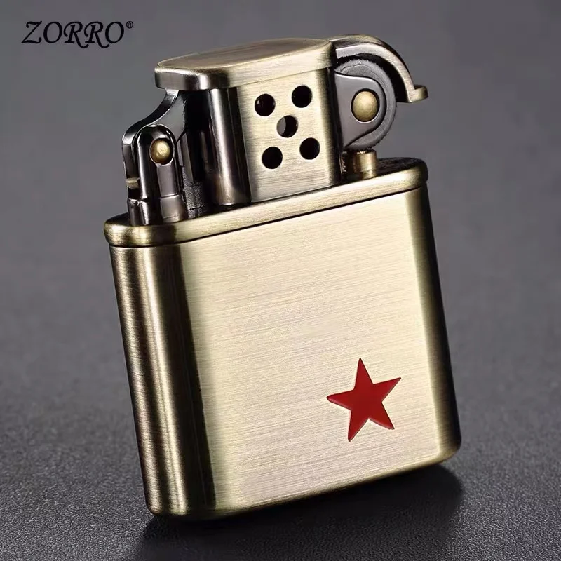 Zdjęcie Zapalniczka Vintage Zorro – Retro Metalowa Zapalniczka Na Naftę