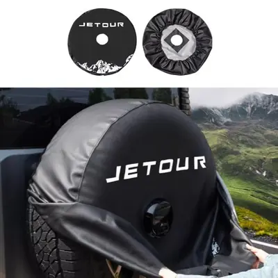 Image de Housse de pneu de secours en cuir pour Jetour Traveler T2 2023-2024