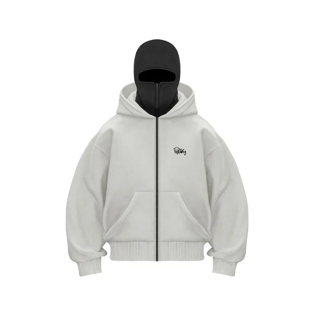 Afbeelding van 2025 Nieuwe Hoodie Heren Losse Capuchon Rits Jas Gothic Star Fashion Punk Y2k Hip Hop Harajuku Kleding Mannen Sweatshirts Oversized