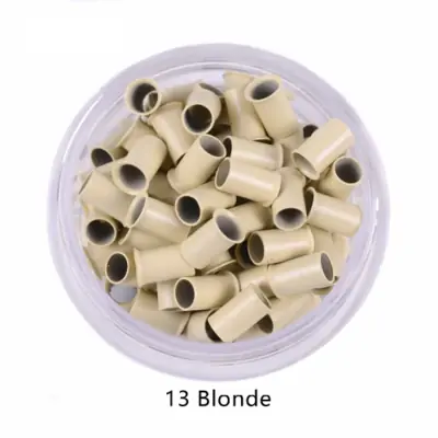 Image de Micro Anneaux Cuivre pour Extensions de Cheveux - 1000 Pièces
