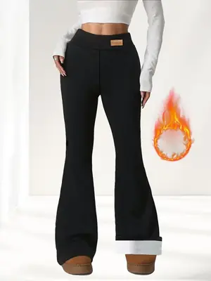 Image de Leggings Thermiques Velours Taille Haute