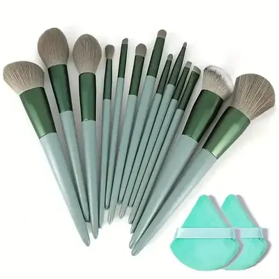 Image de Kit de Pinceaux de Maquillage Pro - Doux & Précis