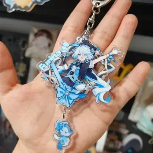 Image de Genshin Impact Furina & Scaramouche Porte-clés Cosplay