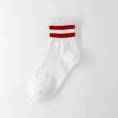 Image de Chaussettes Vintage Sport Homme Blanc Noir
