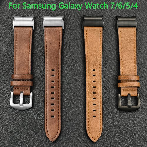 Zdjęcie Elegancki skórzany pasek do Galaxy Watch – idealny dopasowanie
