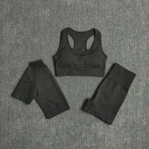 Brassière t-shirt short noir
