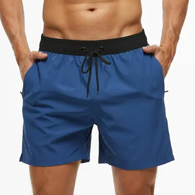 Image de Short de bain homme séchage rapide avec poches zippées