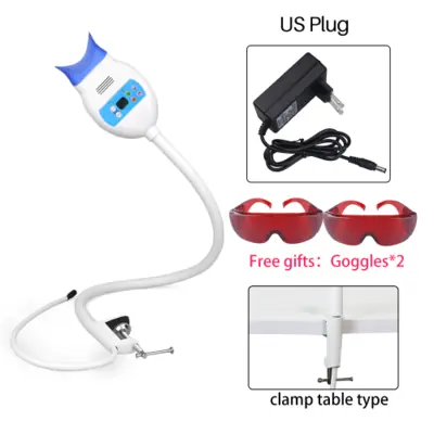 Image de Blanchiment Dentaire Pro en 10 min - Lampe LED 8 Ampoules