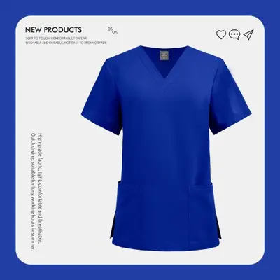 Image de Uniforme Médical Professionnel - T-Shirt pour Infirmiers, Dentistes & Vétérinaires
