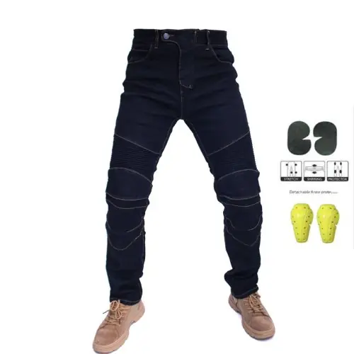 Image de Pantalon Moto en Jean Classique Homme - Protection & Style