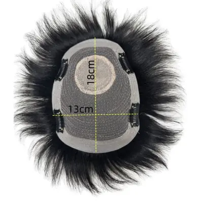 Image de Toupet Homme 4 Clips - Cheveux Naturels Courts