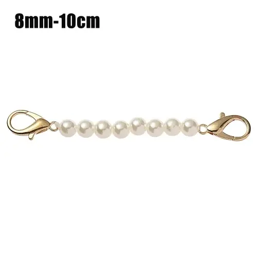 Image de Sangle Perlée pour Sac à Main - Remplacement Élégant 8mm & 10mm