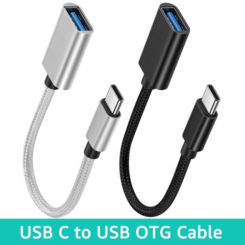 Imagen de Adaptador USB Tipo C a USB OTG para Teléfonos Xiaomi, Samsung Galaxy S20, Huawei y MacBook Pro - Conector de Datos y Carga Rápida