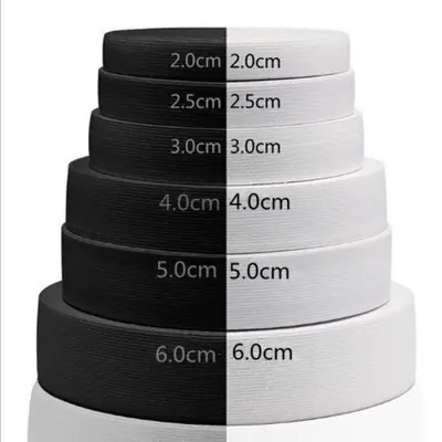 Image de Bande élastique 2-6cm x 3m, accessoires pour vêtements, sangle en nylon, accessoires de couture pour vêtements 5BB5632