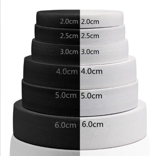Afbeelding van Elastische Band 2,6 cm Breed - 3 Meter Lang - Nylon Kledingaccessoire voor Naaien en Handwerken